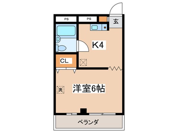 アベニール伊勢原の物件間取画像